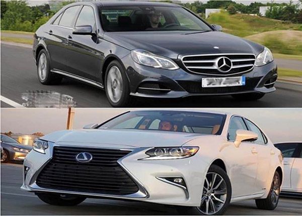 Mercedes E200 vs Lexus ES250