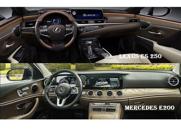 Mercedes E200 vs Lexus ES 250