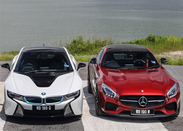 Mercedes Benz và BMW